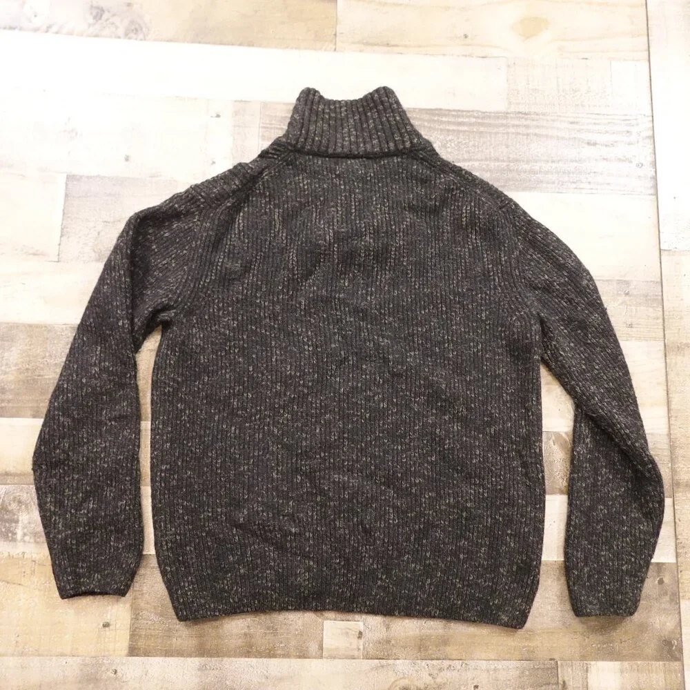 Banana Republic Ribbed Popover Shawl Sweater – Men’s Size Large – Italian Yarn‎